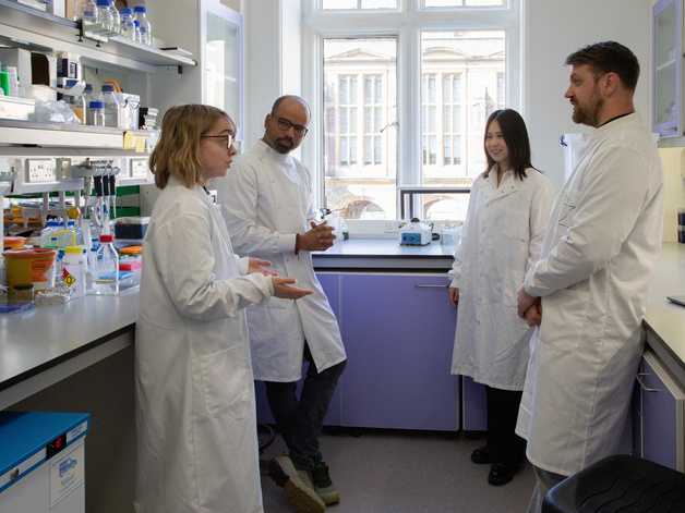 staff in lab
